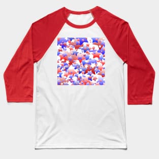 Patriotic Stars Baseball T-Shirt